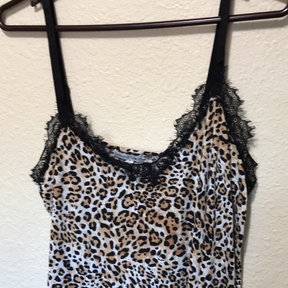 Seeing Stars 2 Piece Animal Print And Lace Short PJs. Good Condition. Size 1X. - Picture 5 of 14